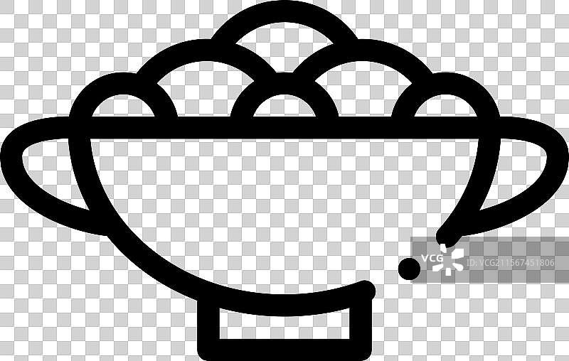 糖果图标，细线风格设计，独立于背景图片素材