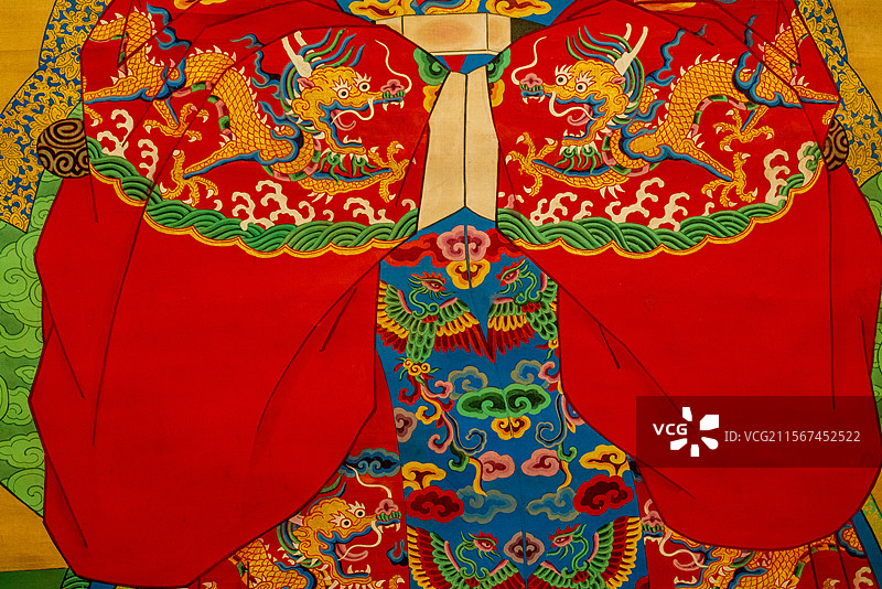 国博藏李文忠家族祖容像图片素材