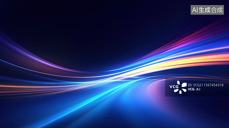 【AI数字艺术】色彩抽象背景图片素材