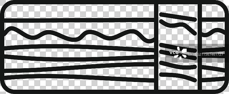 地震仪记录地震波的显示图片素材