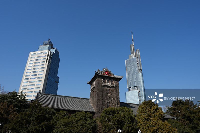 南京大学鼓楼校区北大楼图片素材