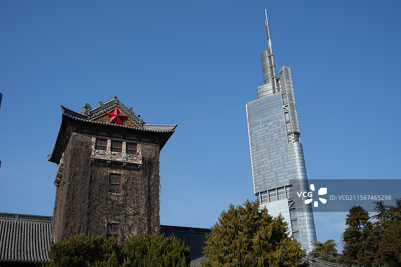 南京大学鼓楼校区北大楼图片素材