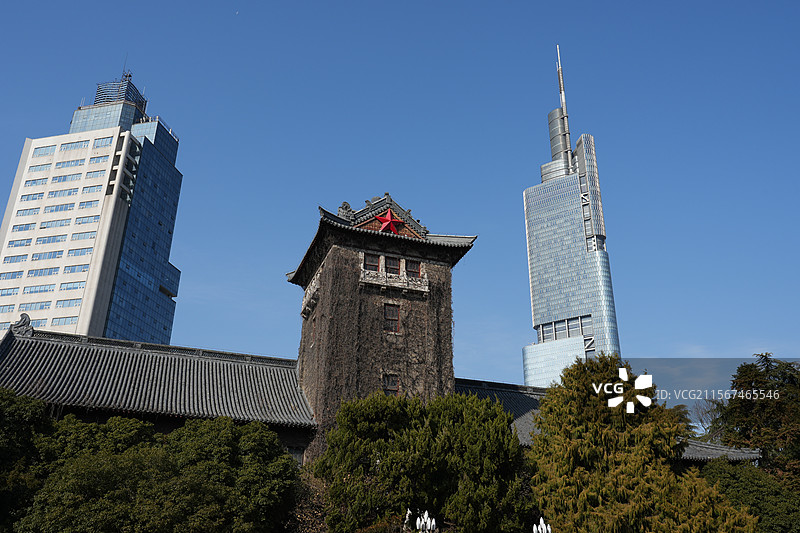 南京大学鼓楼校区北大楼图片素材