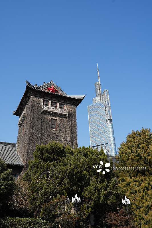 南京大学鼓楼校区北大楼图片素材