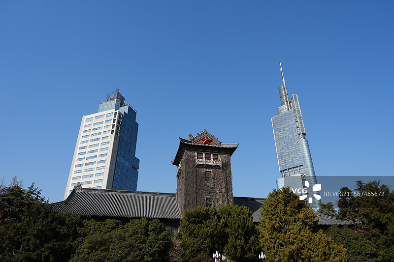 南京大学鼓楼校区北大楼图片素材