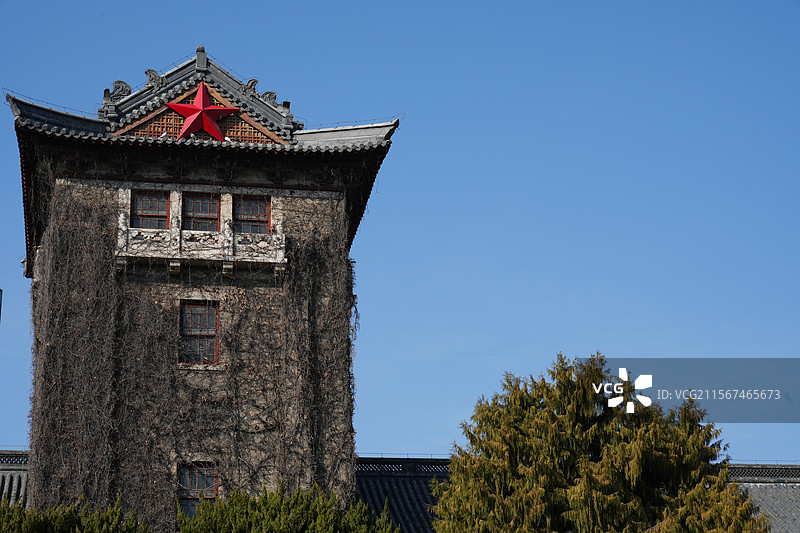 南京大学鼓楼校区北大楼图片素材