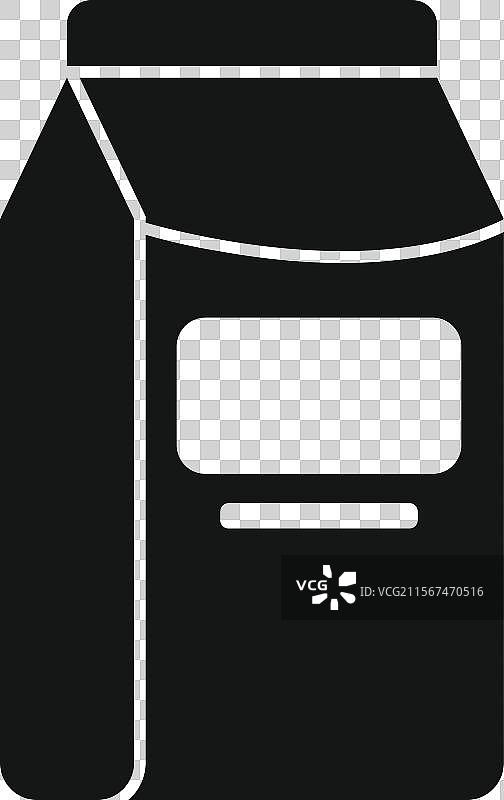 黑色空白食品包装展示品牌标识图片素材