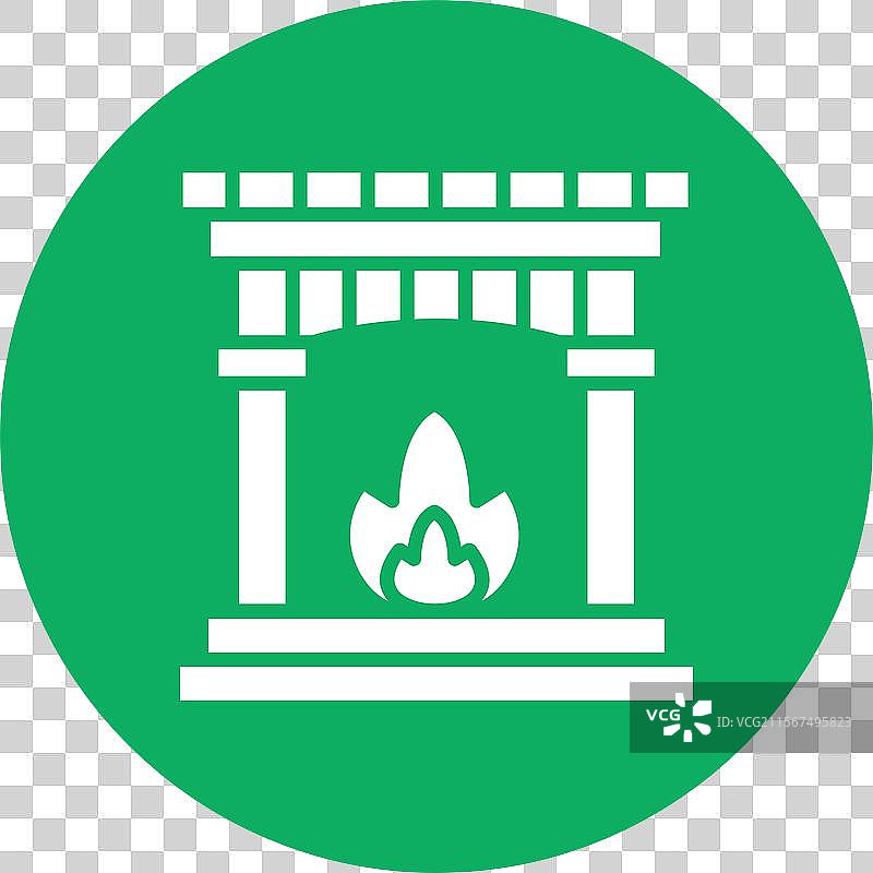 壁炉图标设计图片素材