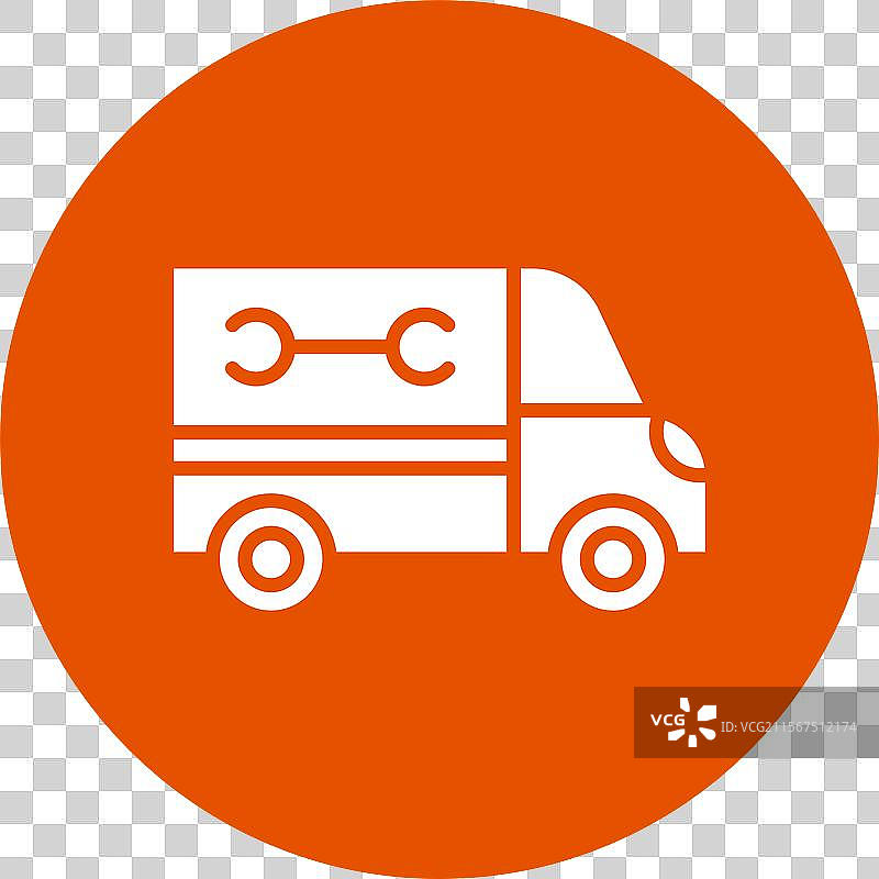 管道工卡车图标设计图片素材