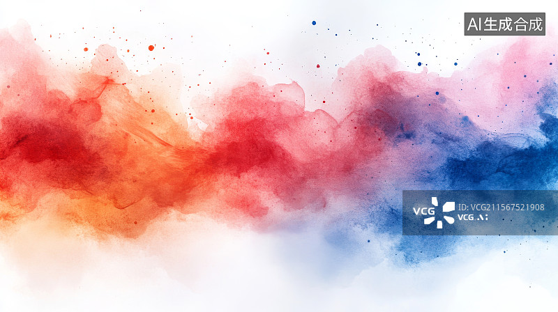 【AI数字艺术】抽象水彩渐变背景图片素材