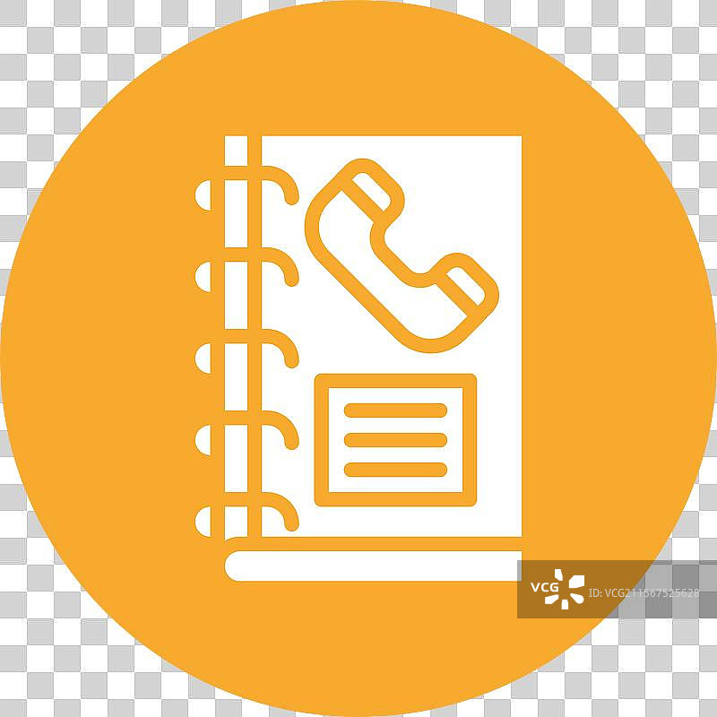 电话簿图标设计图片素材