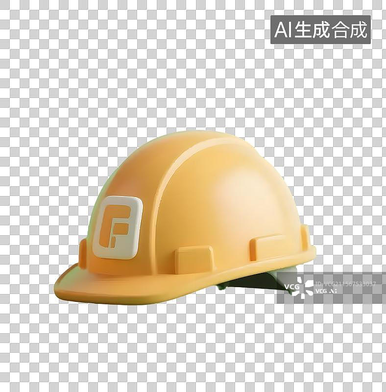 【AI数字艺术】工地安全守护安全帽图片素材