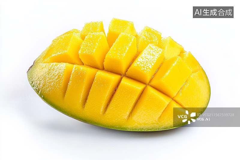 【AI数字艺术】切片芒果展示图片素材