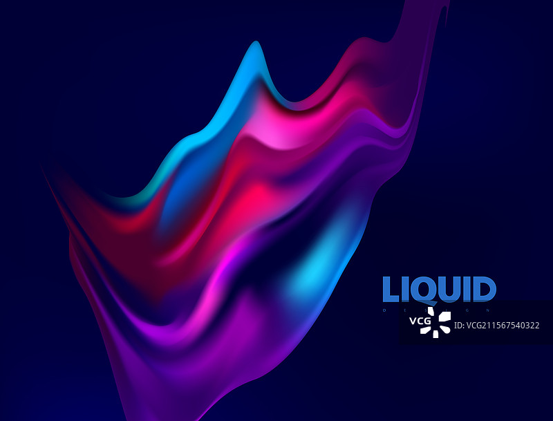 流动的彩虹色抽象背景图片素材