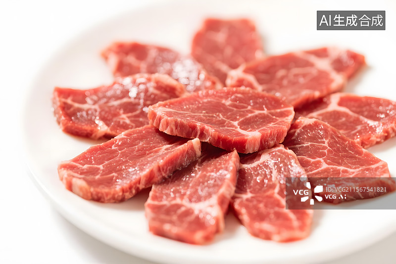 【AI数字艺术】鲜嫩牛肉的诱惑图片素材