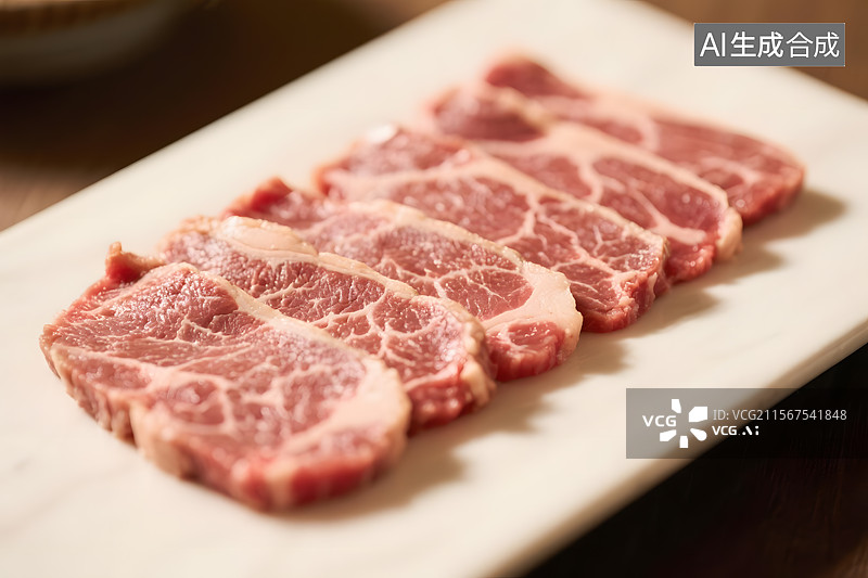 【AI数字艺术】鲜嫩牛肉的诱惑图片素材