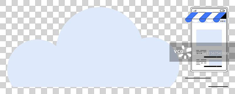 支持电子商务在线商店的云存储图片素材