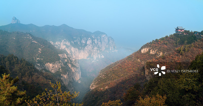太行五指山风景风光图片素材