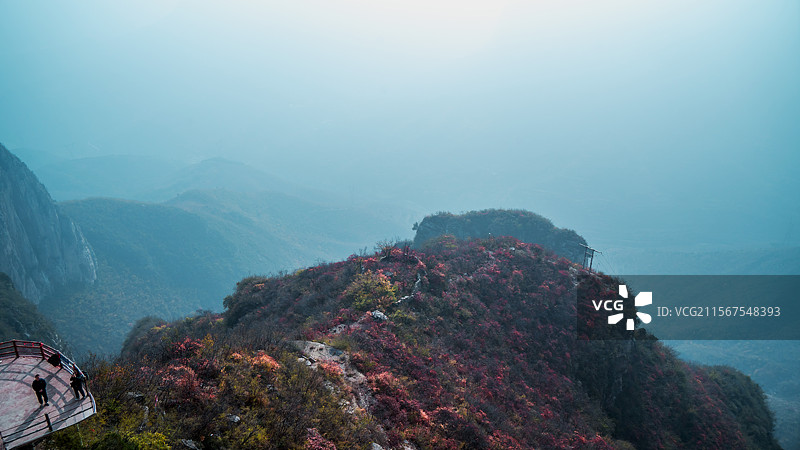 太行五指山 悬崖峭壁 云雾缭绕 奇石异景图片素材