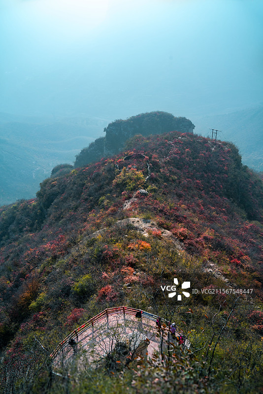 太行五指山 悬崖峭壁 云雾缭绕 奇石异景图片素材