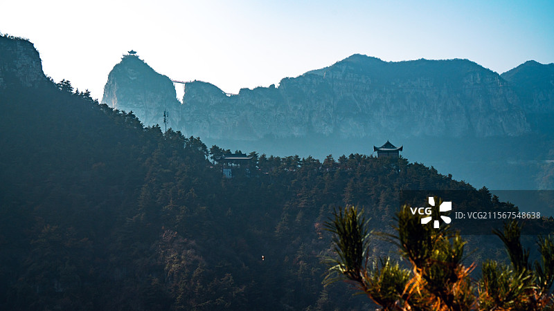 太行五指山 秋色 奇山异景图片素材