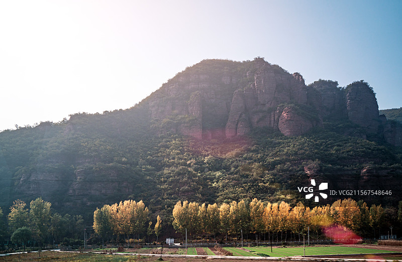 太行五指山 秋色 奇山异景图片素材