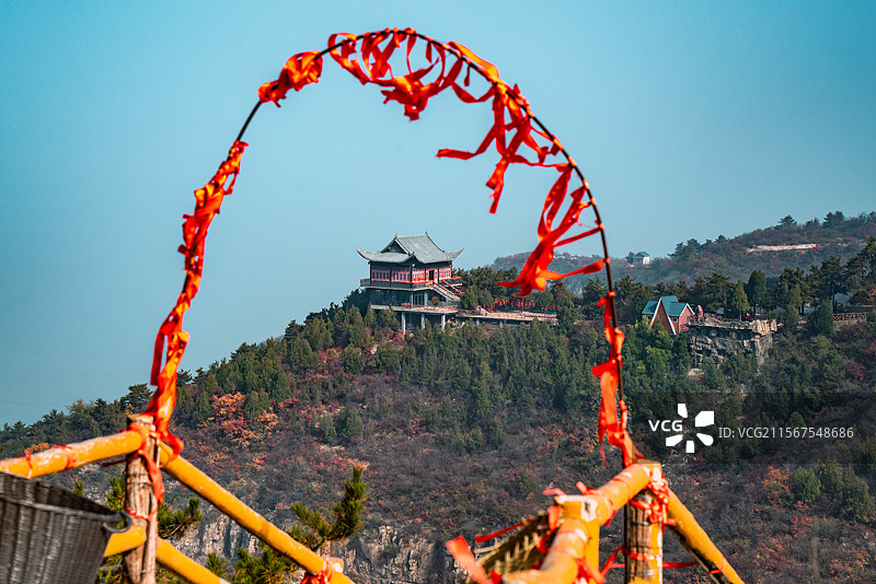 太行五指山 秋色 奇山异景图片素材