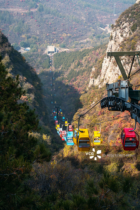 太行五指山 秋色 奇山异景图片素材