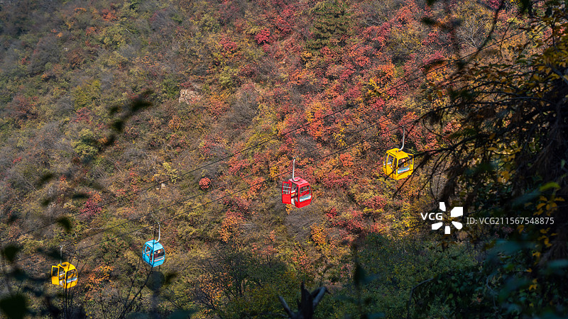 太行五指山 秋色 奇山异景图片素材