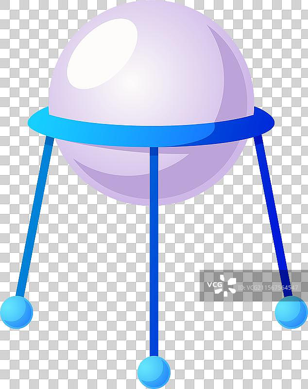 飞行的人工UFO穿梭机图片素材