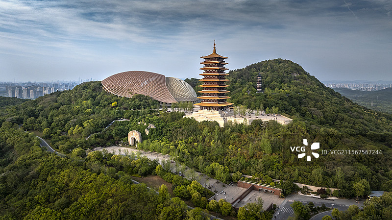 南京市牛首山佛顶寺图片素材