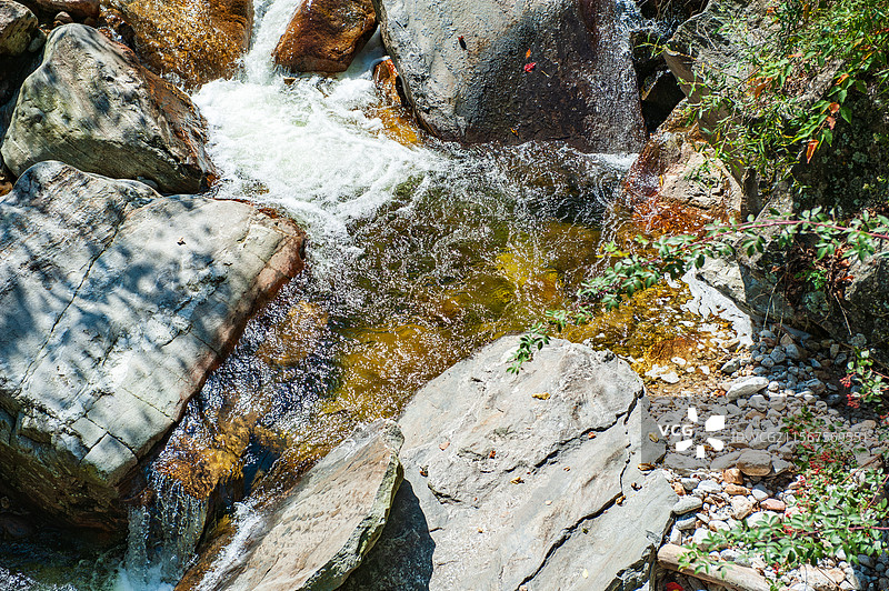 中国陕西省宝鸡市黄柏塬原生态风景区图片素材