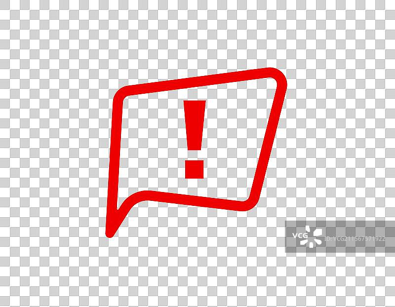 带有粗体感叹号的警告标志图片素材