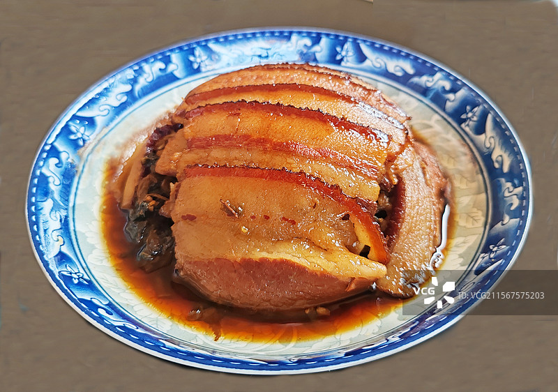 广东省传统名菜——梅菜扣肉图片素材