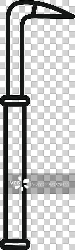 撬棍工具用于拔钉修理图片素材