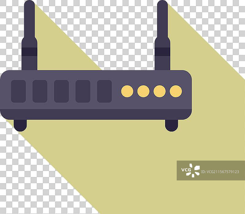 提供无线互联网接入的WiFi路由器图片素材