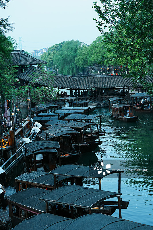 乌镇，江南水乡，西栅景区图片素材