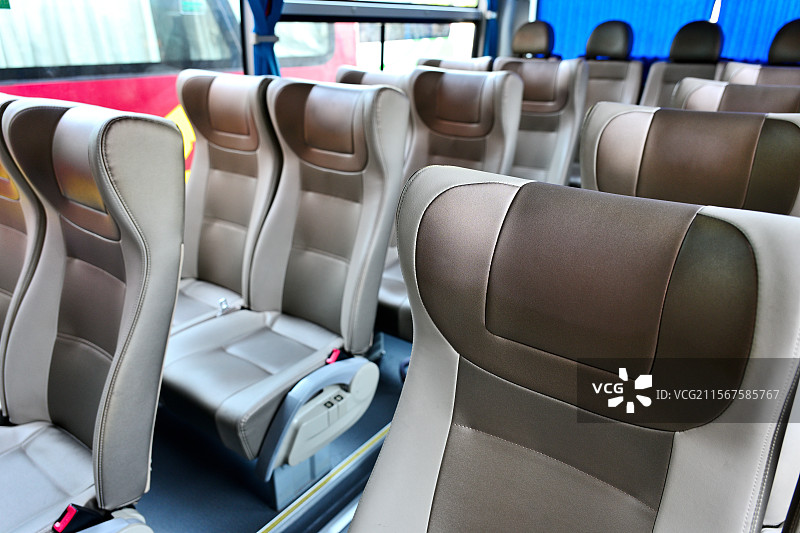 客运汽车上的座位，旅游大巴，旅游巴士图片素材