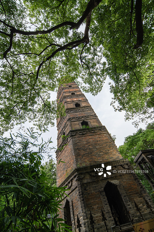 浙江省金华市浦江县龙德寺塔图片素材