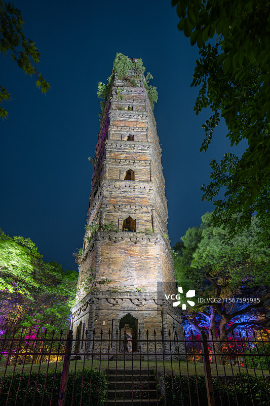 浙江省金华市浦江县龙德寺塔图片素材