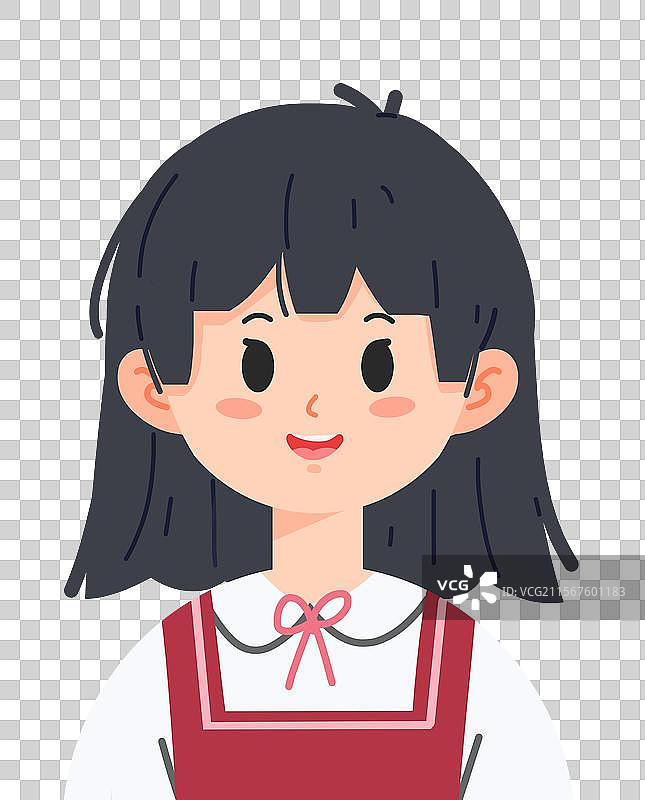 卡通女孩图片素材