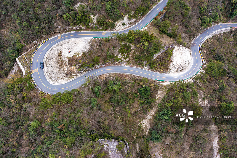 航拍湖南岳阳平江幕阜山风光图片素材