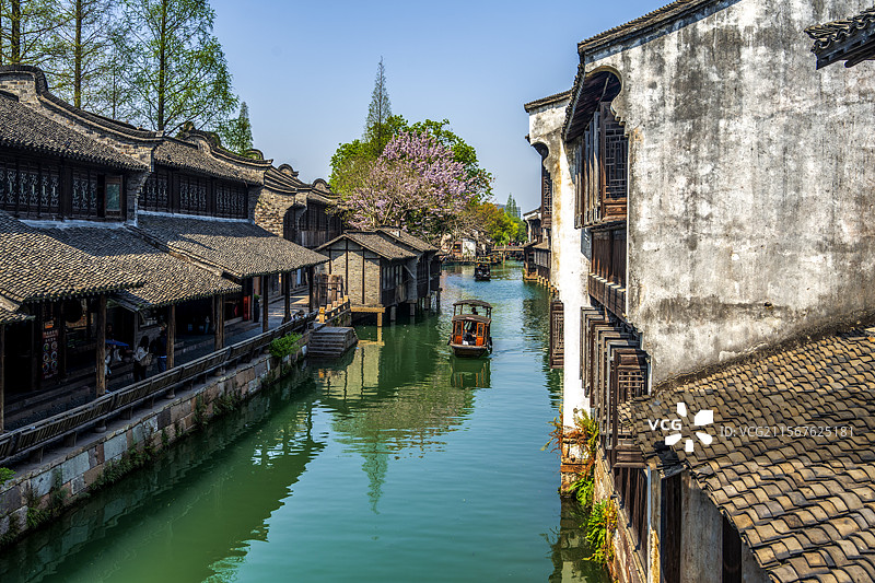 江南水乡乌镇图片素材