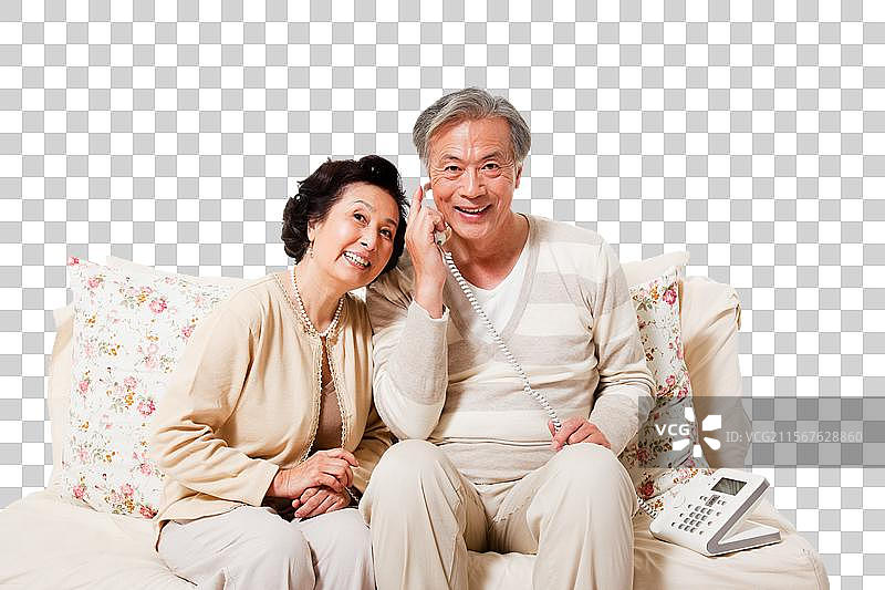 幸福的老年夫妻图片素材