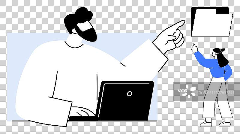 文件共享与数字协作图片素材