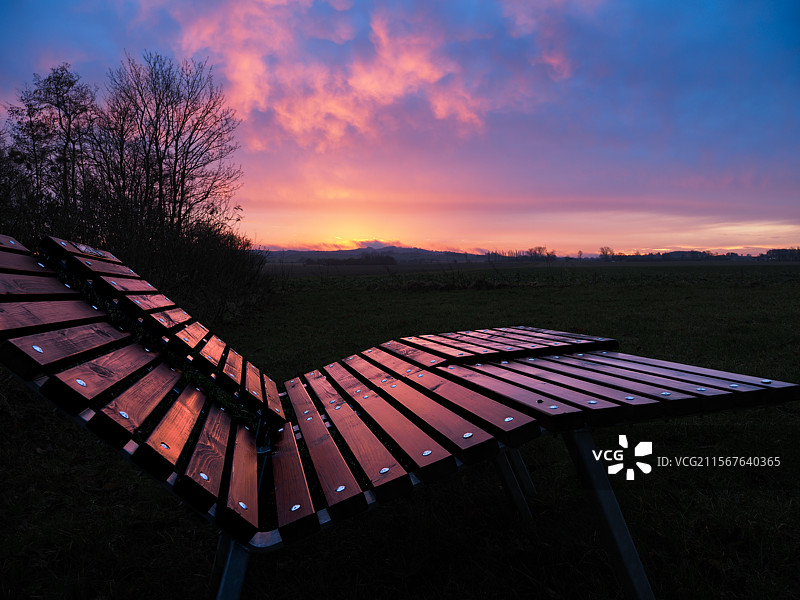 北欧清晨 日出晨曦图片素材
