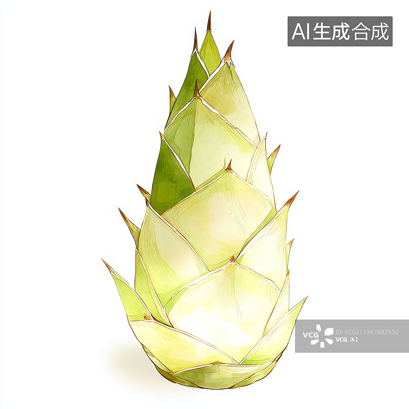 【AI数字艺术】发光的几何形状物体图片素材