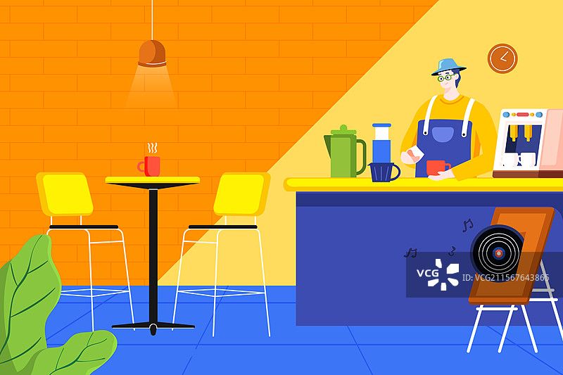 卡通夏季夏天暑期生活学生朋友闺蜜情侣下午茶奶茶聚会美食餐饮休闲娱乐活动冲浪游泳海边风景渐变矢量插画图片素材