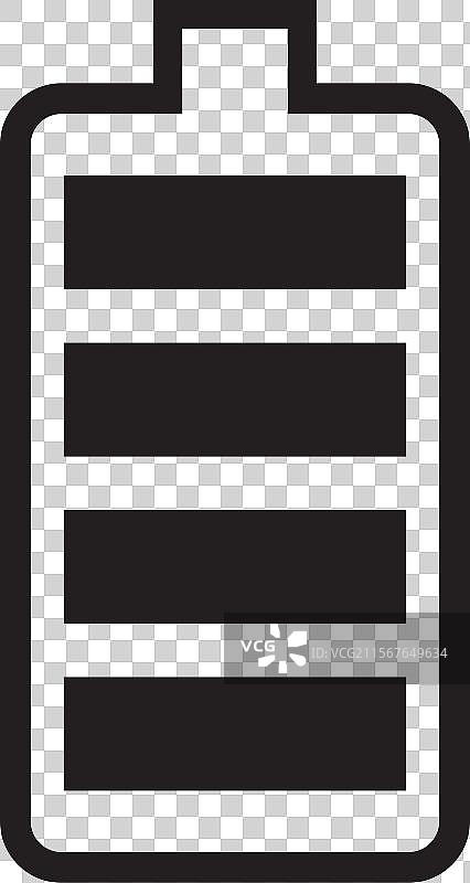 电池电量不足图标符号图片素材