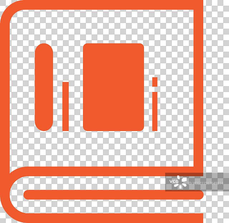 扁平书本图标符号图片素材